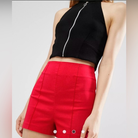 ASOS high waisted shorts size 2 - Picture 3 of 6